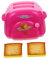 VANZACK Funny Child Playhouse Toy Kid Simulation Toaster Toy Mini Toaster Plaything Pink
