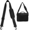 Schultergurt für Taschen Schwarz, Verstellbare Schulterriemen, Taschen Taschengurt Schwarz mit Dickem Anti-Rutsch Polster, 90 bis 160 cm Längen-Einstellbar, für Gepäck Duffel Kameratasche Laptoptasche