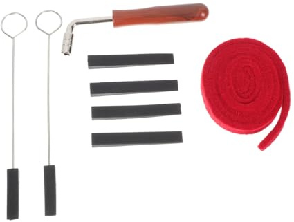 Piano Tuning Tools Repair Accessory for Piano Strings | Stainless Steel, Wood and Sponge Build, Clamps Strings to Prevent Unnecessary Sounds, Creative Appearance