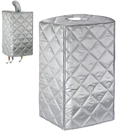 Cubierta reforzada para calentador de agua | Funda protectora impermeable para calderas y calentadores | Funda aislante contra heladas, lluvia y polvo | Durable al aire libre para patio