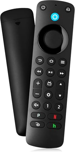 Replacement Voice TV Remote (4 Gen) Compatible with AMZ Stick 2nd Gen and 3rd Gen,HD,4K,4K Max,Lite,TV Cube, Fit for Insignia, Smart TVs, with Bluetooth Function and 6 Quick Select Buttons