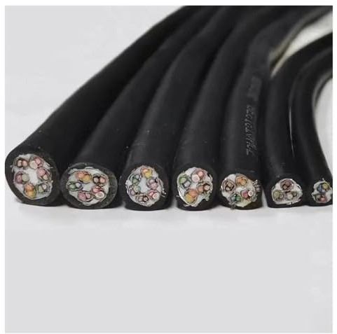 HYQOUKLR TRVVPPS Comm Equip - Cavo schermato, in PVC, 4-20 nuclei x 1 m, coppia intrecciata a doppia schermatura (20 AWG, 10 nuclei, 1 metro)