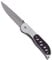 Haller Unisex – Erwachsene Einhand-Taschenme Silber matt Messer, schwarz, one Size