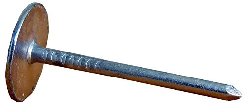 Leichtbauplattenstift 3,4 x 80 mm 2,5 kg galvanisch verzinkt Scheibennagel Leichtbauplattennagel Scheibenkopfnagel Befestigungsnagel Baunagel DIN EN 10230-1