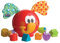 Playgro Steck- und Sortierspiel Elefant, Mit 6 Steckförmchen, BPA-frei, Ab 12 Monate, Elephant Shape Sorter, Rot/Bunt, 40170