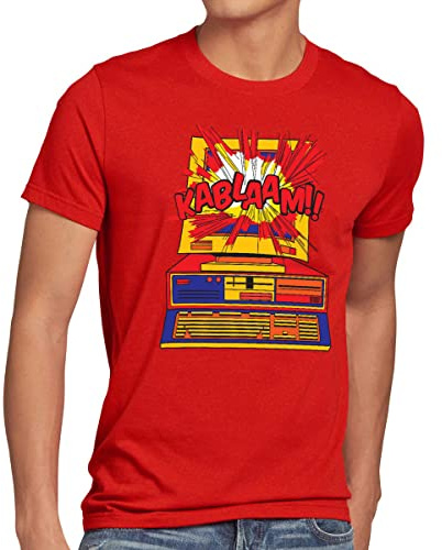 CottonCloud Kablaam!! Herren T-Shirt Sheldon, Größe:XL, Farbe:Rot