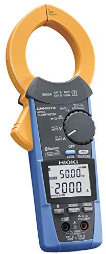 Hioki CM4374 True-RMS Clamp Meter, 1000VAC/1500VDC/2000A with Frequency, Resistance & Bluetooth