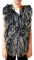Reissner Lammfelle langflorige Tibetlammfell Weste JYB14 Farbe schwarz (Tops) Größe M