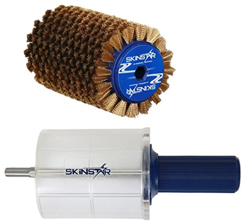 SkinStar Komplett Bürsten Set Rotorbürste Speed Stick Brush Kupfer-Bronze 120mm