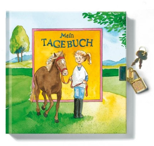 * Mein Pferde-Tagebuch * mit Schloß und Schlüssel vom Grätz-Verlag // TG29100 // Mädchen Freundebuch Geschenk Pferde Pony