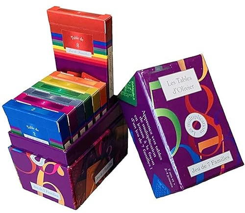 Pimprenelle Editions Créé par Un orthophoniste, Un Jeu de 7 Familles drôle et prenant sur Les Tables de Multiplication ! Vos Enfants Vont l'adorer !