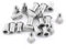 Tuerca de remache de cabeza plana, rosca métrica, M3, M4, M5, M6, M8, tornillo de tuerca de acero inoxidable (M4)