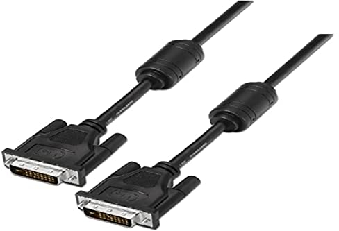 CABLE AISENS DVI-D MACHO A DVI-D MACHO DUAL LINK 24+1 FERRITAS 1.8M NEGRO A117-0089