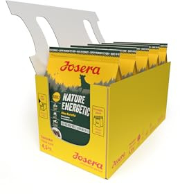 JOSERA Nature Energetic (5X 900 g) | Trockenfutter mit Huhn & Süßkartoffel | Adult MediMax | Getreidefreies Premiumfutter für sportliche Hunde mittlerer & großer Rassen | Proteinreich mit Erbse