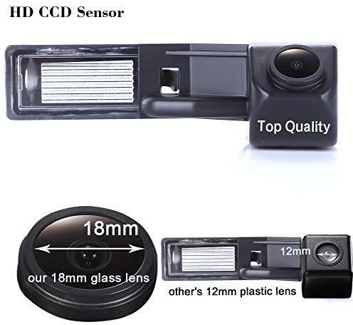 Navinio Auto Nachtsicht Rückfahrkamera Einparkkamera Einparkhilfe Farbkamera Wasserdicht für Ford Focus 2 Mondeo MK4 C-Max MK2 Grand C-Max MK2 S-Max MK1 Galaxy MK3 Fiesta MK6 Kuga EcoSport MK1 MK2