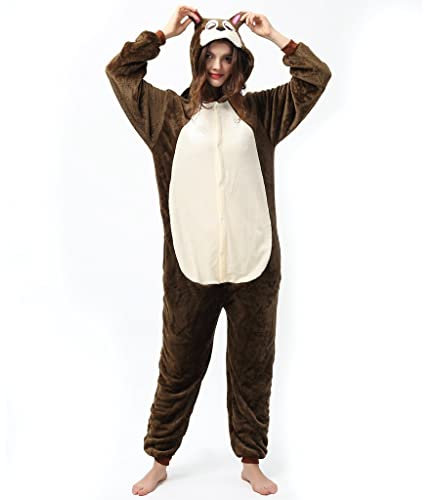 Katara 1744 (30+ Designs) Eichhörnchen-Kostüm, Unisex Onesie/Pyjama-Qualität für Erwachsene & Teenager