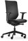 TREND OFFICE Trendoffice to-sync Comfort pro, ergonomischer Bürostuhl, mit Armlehnen, modernes Design, Homeoffice, umweltzertifiziert, by Dauphin (Black, Textil-Rückenlehne)
