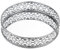 BSTKEY Bandeja decorativa de espejo de tocador para joyas, bandeja de metal organizadora de encimera de forma redonda, 25 x 25 cm (plata)