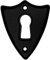 cyclingcolors entrée de clé serrure entrée meuble ancien décoration rustique vintage clef (entrée clé directoire-fer noir)