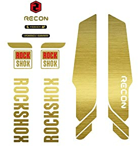 Rock Shox Recon Fork Bike Compatible Stickers 29''