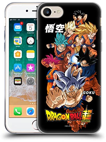Head Case Designs Officially Licensed Dragon Ball Super Goku Universe Survival Characters Soft Gel Case Compatible With Apple iPhone 7/8 / SE 2020 & 2022