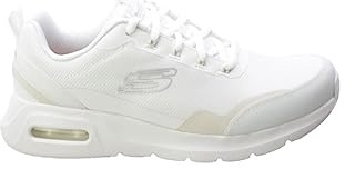 Skechers Skech-AIR Court Good Damen,Frauen Sneaker,Halbschuhe,Sportschuhe,Schnürschuhe,atmungsaktiv,Laufschuhe,schnürschuhe,Lady,Weiß,41 EU / 8 UK