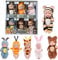 AVCXEC 6 Pieces Mini Sleeping Rebirth Dolls, Mini Reborn Baby Dolls, Realistic Mini Baby Doll Toys, Washable Baby Doll Set, Newborn Baby Dolls, Silicone Dolls Baby for Kids Boys Girls