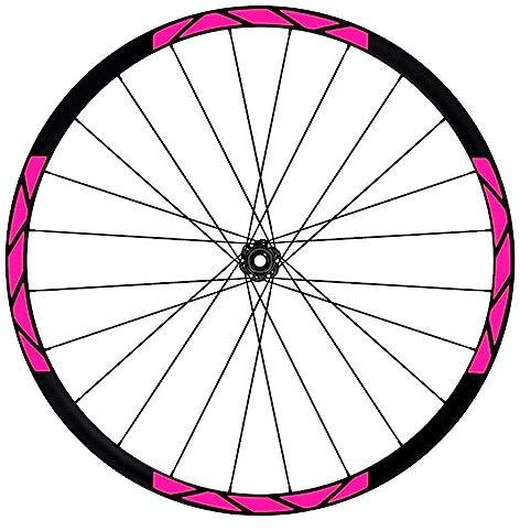 Pimastickerslab Komplett-Set für Felgen 26 Zoll – 27,5 Zoll – 28 – 29 Zoll – Fahrrad MTB Bike Stickers Felgen Hohe Qualität wählen Sie Farbe MTB001 (28 – 29 Zoll, 046 Fluo)