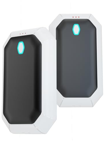ITSHINY 2 Pack Rechargeable Electric Pocket Hand Warmer - Portable Heated Warmer for Outdoors, Raynauds, Camping, Hiking, Gifts