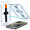 Spigen Glas.tR EZ Fit Schutzfolie kompatibel mit Samsung Galaxy S25, Galaxy S24, 2 Stück, Kratzfest, Kristallklar, 9H Härte Folie