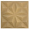 3D Paneele Polystyrol XPS Styropor – Moderne Wandverkleidung & Deckenpaneele – Wandpaneelen Leicht Flexibel - 50x50cm / ‎‎12m² - 48 Stück (Beige 01)