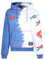 Recovered Buffalo Bills NFL Ink Dye Effect Blau auf Weiß Hoody - L