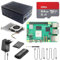 Vemico Raspberry Pi 5 8GB Starter Kit Tarjeta 64GB Pi 5 Carcasa con Active Cooler Fuente de alimentación 27W 5.1V5A USB-C 2 HD out Cables USB Lector de Tarjetas Adaptadores de Tarjetas