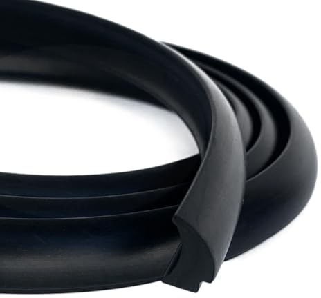 Aroilder RV Window Rubber Seal Strip, Thicken 1/2'' x 1/4'' Window Locking Gasket, Window Edge Weatherstrip for Automotive, Camper, Boat, Truck and Van, 13Feet (4 Meter)