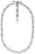 Fossil Heritage JA7242040 Collier en Acier inoxydable argenté Pour Femme, Longueur : 406 mm + 50 mm, largeur : 8,2 mm, Acier inoxydable, ce N'est pas UNE Pierre précieuse, Length: 406mm+50mm, Width: