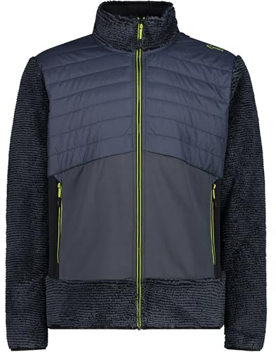 CMP - Herren Hybrid Highloft Fleece Jacke, Titan, 52
