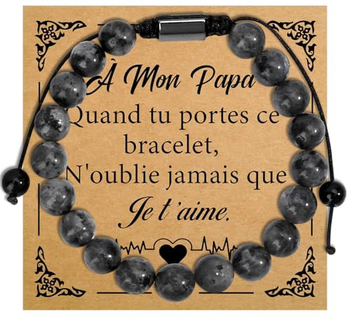 Idee Cadeau Papa Anniversaire Cadeau Anniversaire Papa Bracelet Pierre Naturelle Cadeau Pour Papa Bracelet Homme Cadeau Noel Papa Cadeaux Noël Pour Papa Cadeau Beau Pere Idee Cadeau Fete Des Peres
