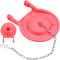 PuritySage 7,6 cm WC-Klappe mit starker Dichtung, kompatibel mit TOTO THU138S/THU175S und THU331S, Ersatz-Set für Toilette mit einfacher Installation, WC-Kette und Stopperklappe im Lieferumfang