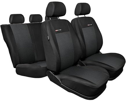 MOTOS Universal-Sitzbezüge Auto für Dacia Logan Perfekt angepasste Autositzbezüge mit aktivem Airbag-System, dreilagigem Material und makelloser Oberfläche, die ideale Sitzauflage für stilbewusste Au