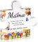 ADDWel Mütter Tag Geschenke für Mama von Tochter Sohn - Puzzle Acryl Plaque Ornamente/Briefbeschwerer Mom Geschenk für Muttertag Weihnachten Erntedank, einzigartige Geburtstagsgeschenke für Mama