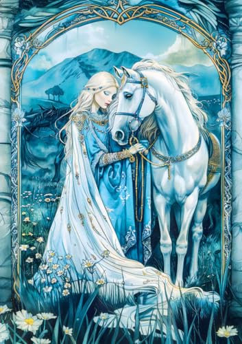 CALVENDO Poster 42,0 x 59,4 cm Hochformat Pferdegöttin Epona| Bilder, Kunstdruck, Wandbild, Wanddeko, Prints ohne Rahmen