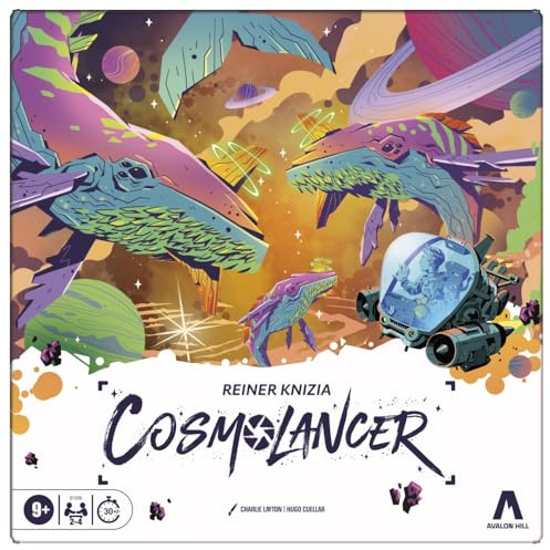 Cosmolancer Board Game | A Strategy Game by Reiner Knizia | Ages 9 and Up | 2 to 4 Players | 30 Mins. | Family Games for Kids, Teens, and Adults