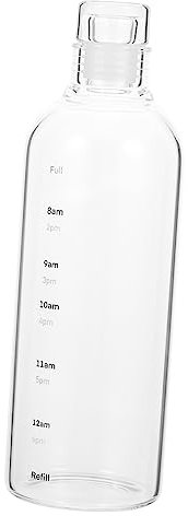 Toddmomy Botella De Plástico Transparente Grande con Tapa Hermética para Agua y Jugos