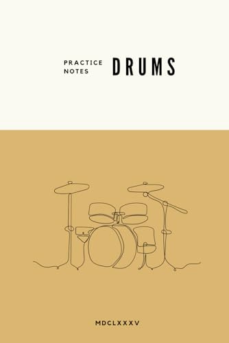 Notebook for Music Lessons – Drums: Lined Pages for Teacher Notes and Guidance
