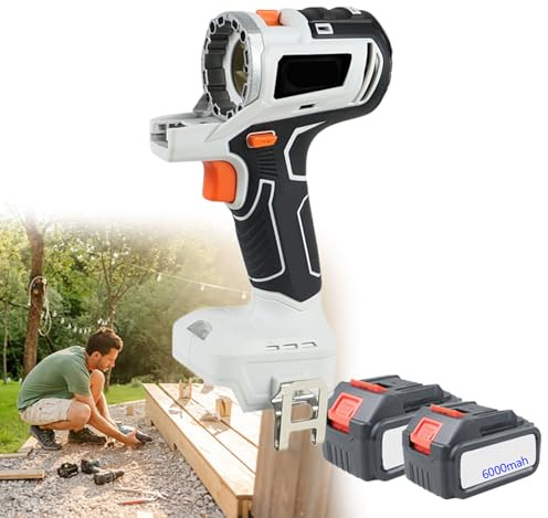 Multi-Functional Woodworking Tool Kit, 10 in 1 Cordless Power Tool Combo Kit, with Tool Boxes, Essential Tools for Woodworking