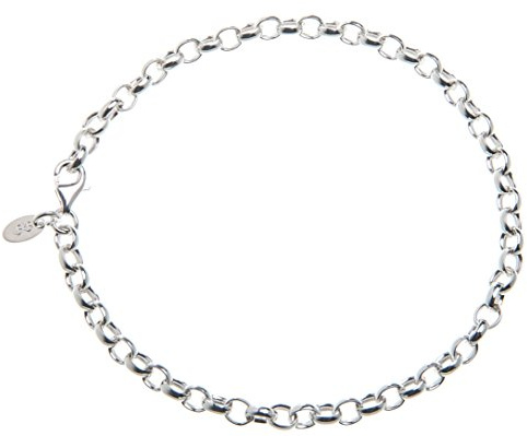 Erbskette Armband - Breite 4mm - 925 Silber, Länge wählbar von 16cm-25cm