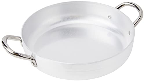 Pentole Agnelli PCMX01022 Tegame con Maniglie, Alluminio, 22 cm