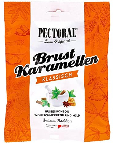 PECTORAL Brustkaramellen Klassik, 75 g Bonbons