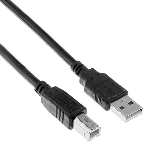AKYGA AK-USB-12 USB 2.0-Druckerkabel A-Stecker auf B-Stecker, 3m schwarz