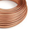 creative cables Cavo Elettrico Rotondo 100% Rivestito in Rame Rosso - 1 Metri, 3x0.75